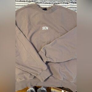 Men's Crewneck Sweatshirt in Taupe
